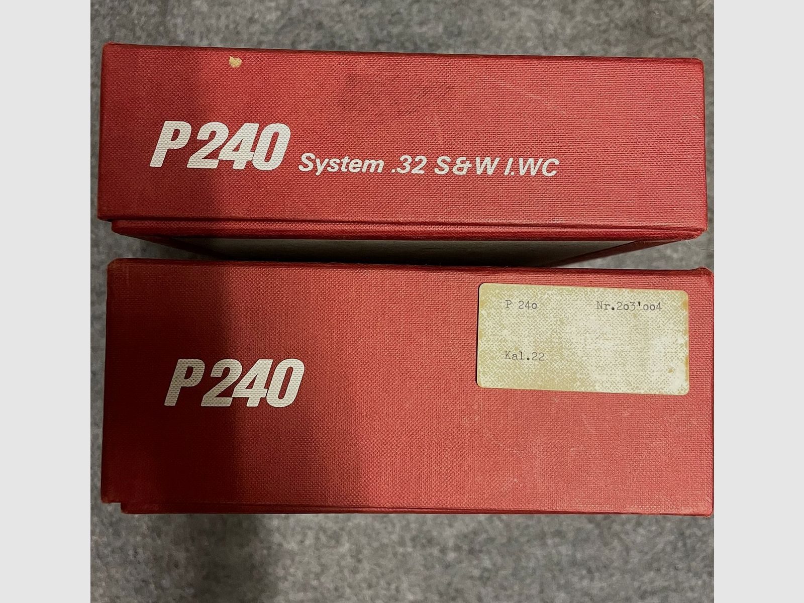 P240 Kal.22 z systemem wymiennym .32 S&W I.WC