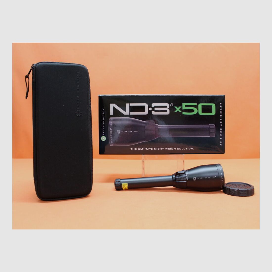 LaserGenetics LaserGenetics ND3x50 Lampe (203369) Laser-Taschenlampe, Reichweite : 4.800 m!!!