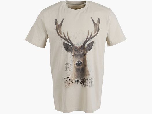 AKAH T-Shirt Herz schlägt Wild Sand