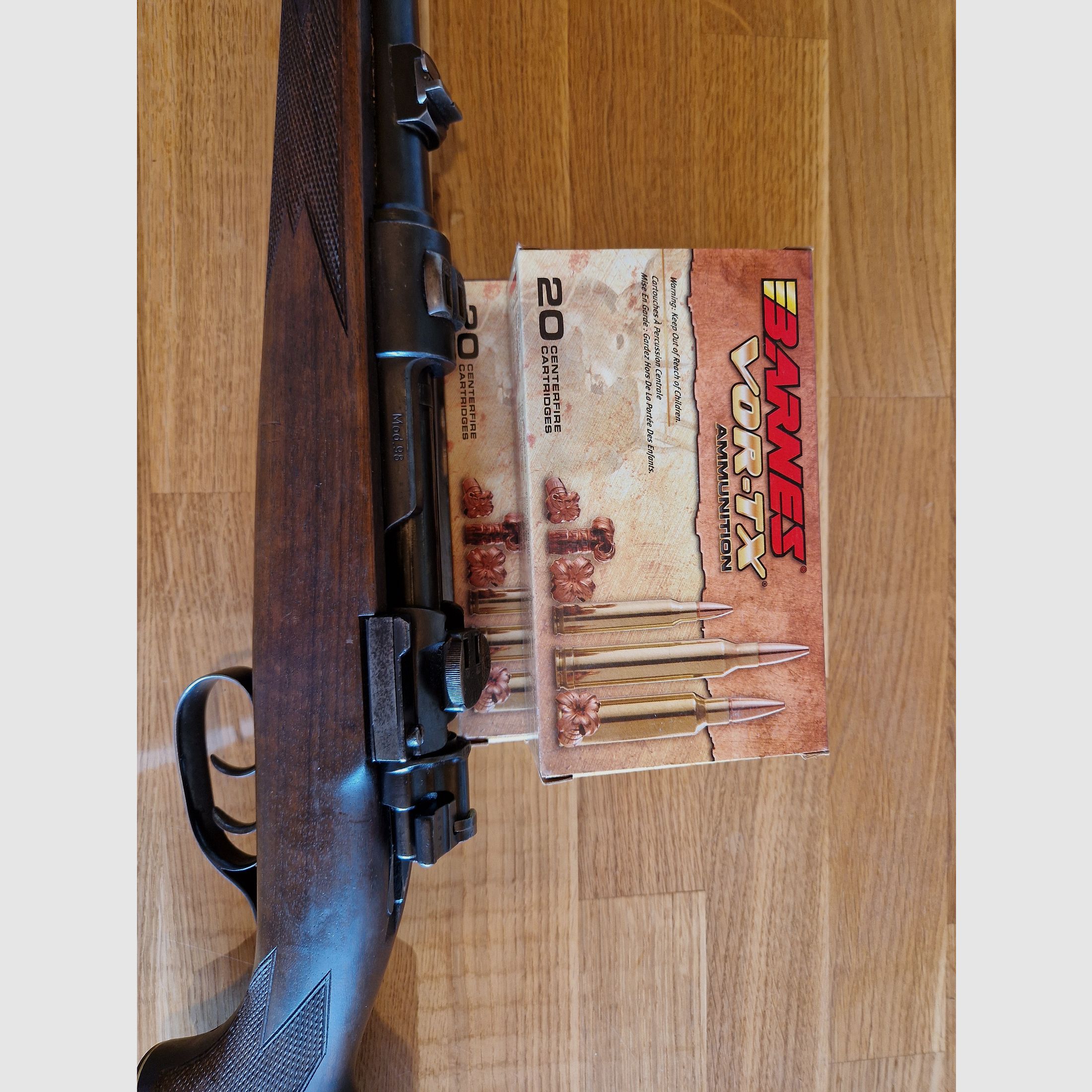 Mauser Mod. 98  Kaliber 8x57 inkl. Munition