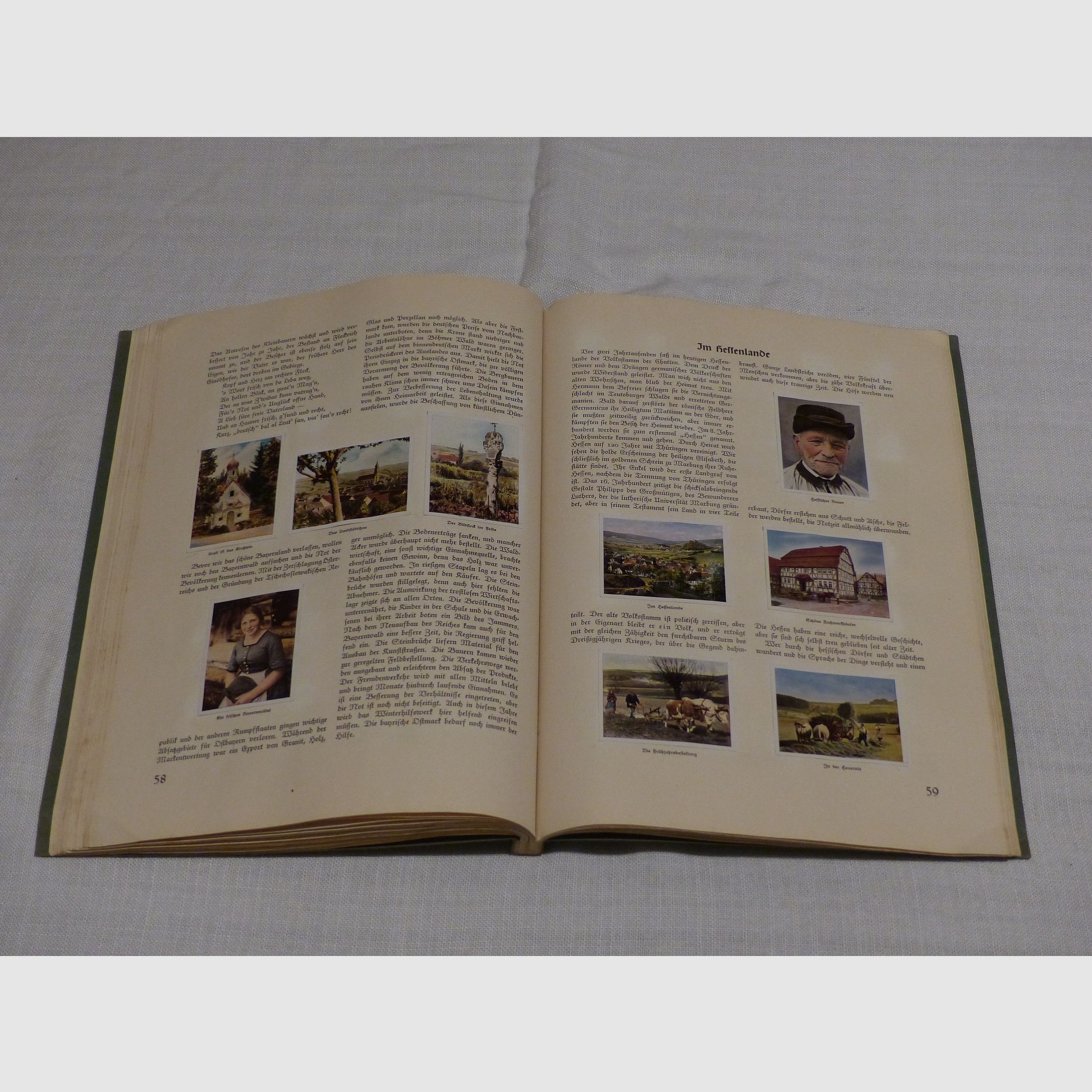 Complete sticker album on German soil 1935