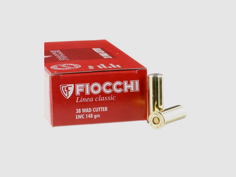 Fiocchi .38 L.W.C Wadcutter 148GRN