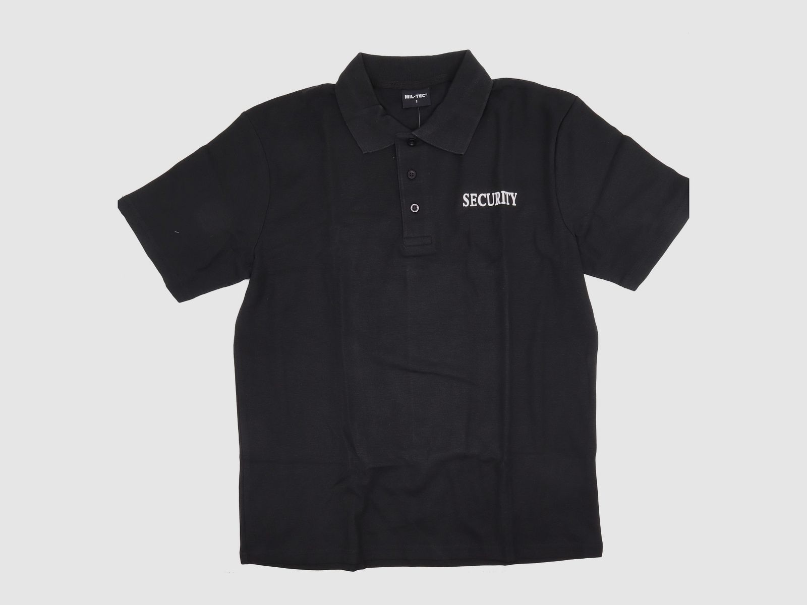 Security Poloshirt Schwarz - L