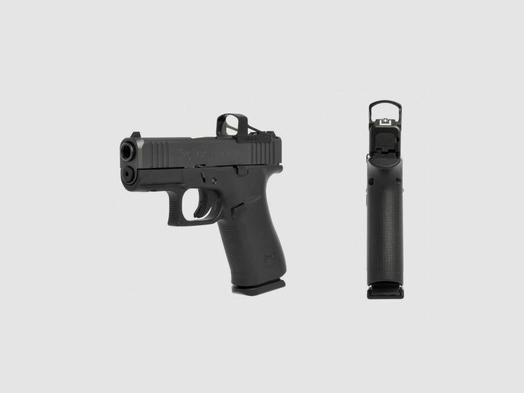 PISTOLET GLOCK 43X BLACK/MOS/FS 9x19 COMBO SHIELD, image 3 sur 3