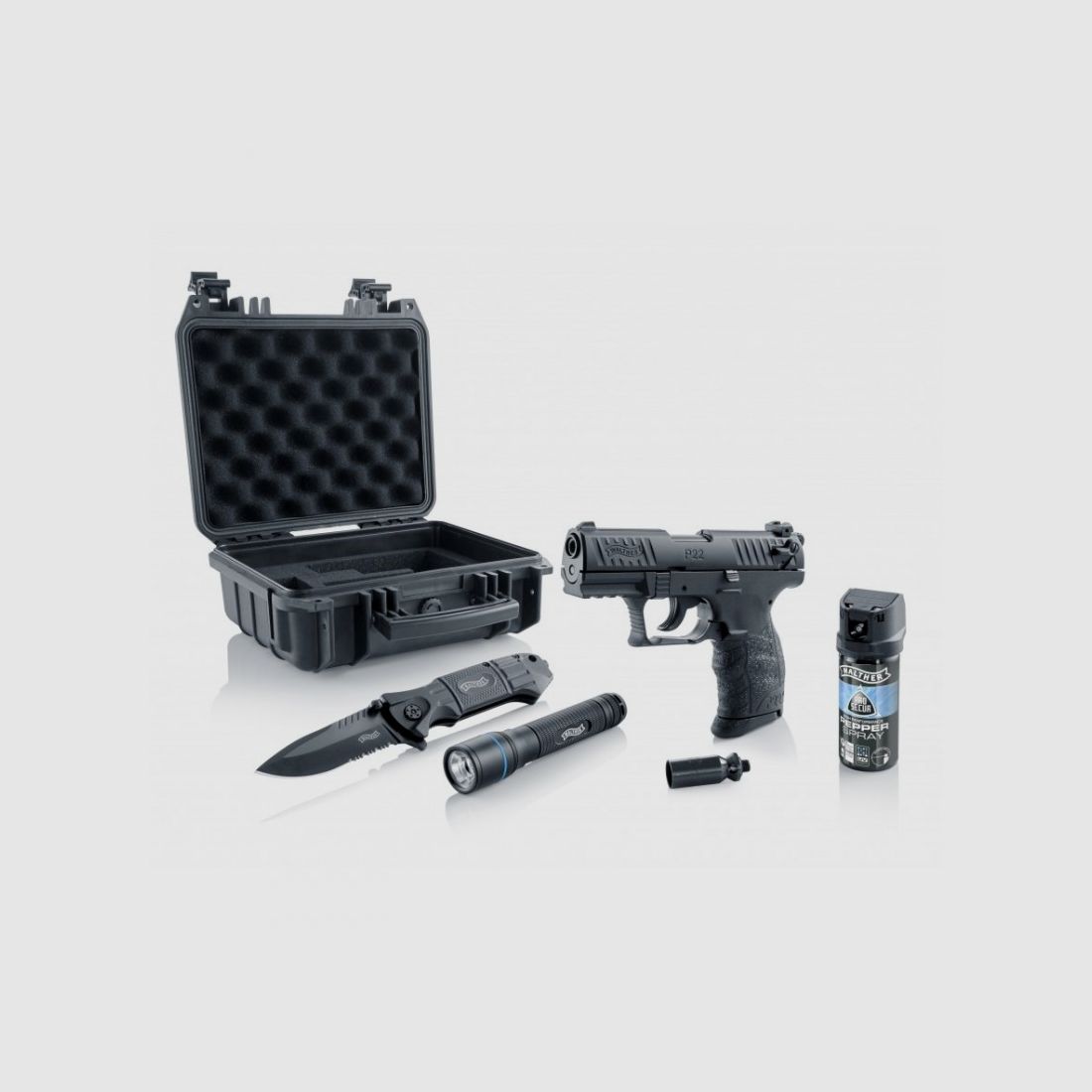 Walther P22Q pistool kal. 9mm PAK - Ready 2 defend kit, afbeelding 1 van 3