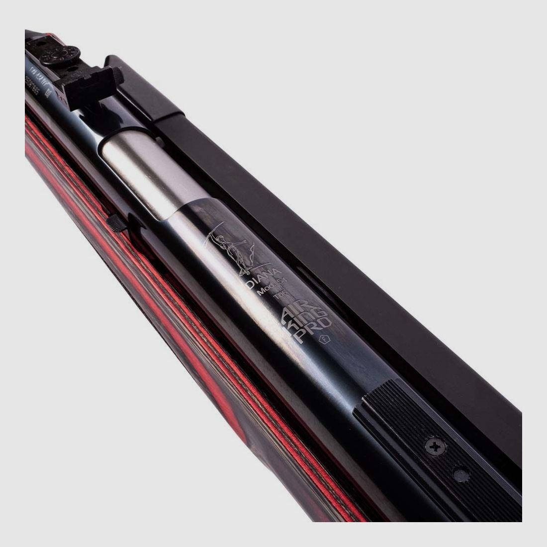 Diana 54 Airking Pro Laminated 4,5mm Diabolos rot-schwarz