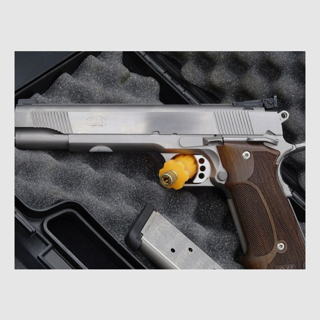 H.P.S. Hans Peter Schäfer 1911 Target 6 Exclusive kaliber .45 Auto 1911 Target Exclusive niet eens 50 schoten afgevuurd