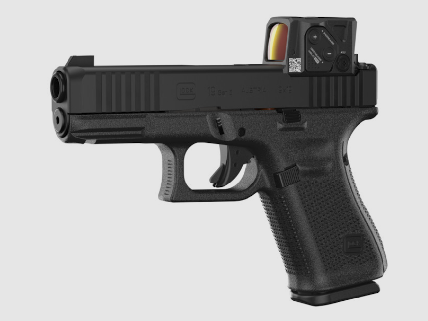Glock – pistool / 19 / MOS 08 FS / met AIMPOINT COA / 9mm