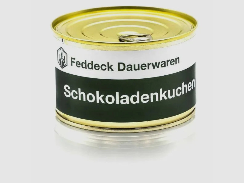 Feddeck Dauerwaren Schokoladenkuchen Dose 170g