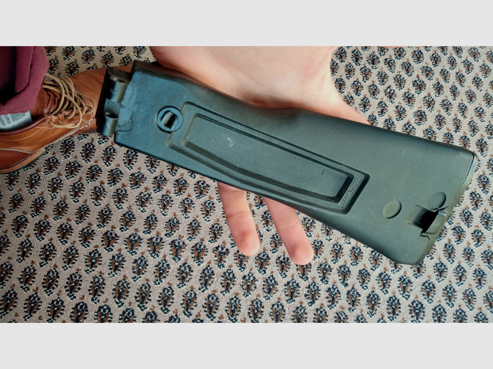 Russischer AK-100 Polymer 5,5 mm Seitenklappschaft / Hersteller Izhmash in Izhevsk / AK Klappschaft AK-74M Saiga