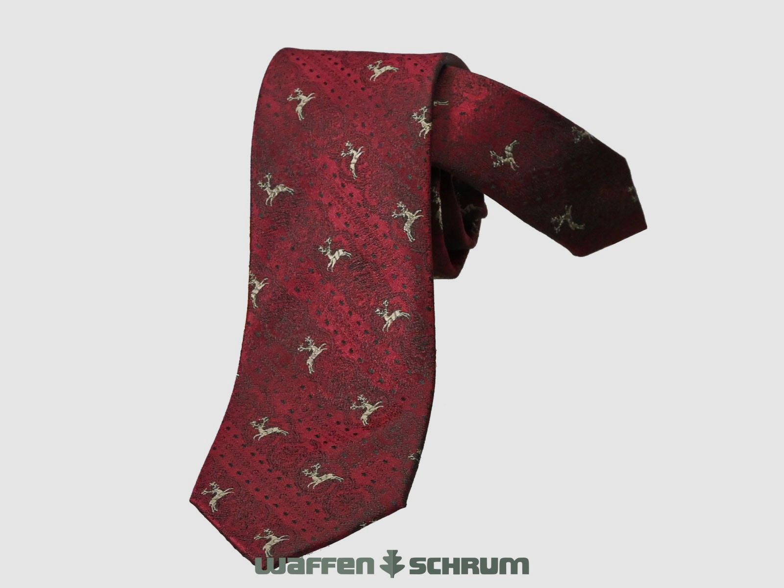 Butter maker tie deer red