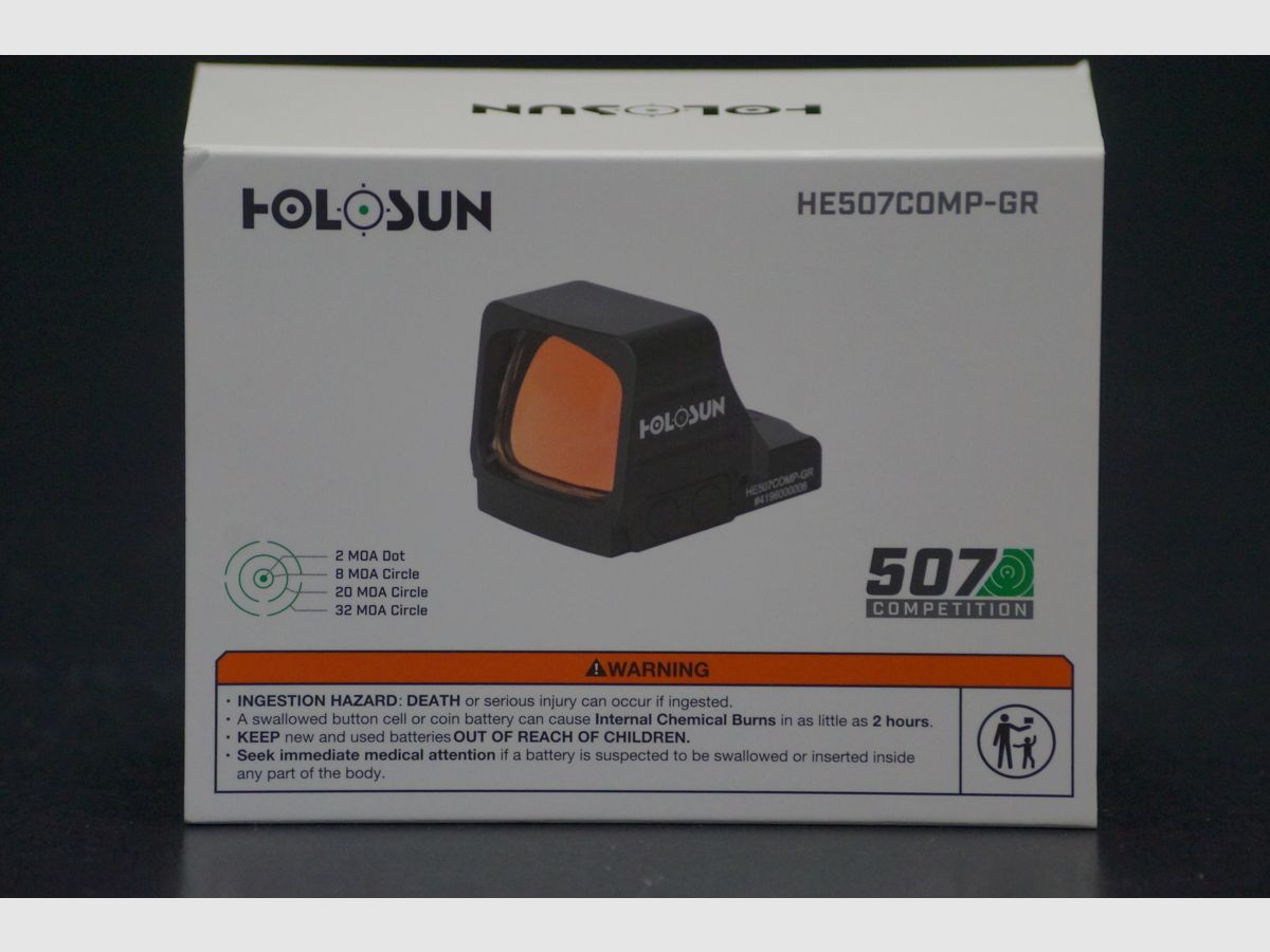 Holosun HS507COMP Lunette Verte Multi Réticule, image 5 sur 5