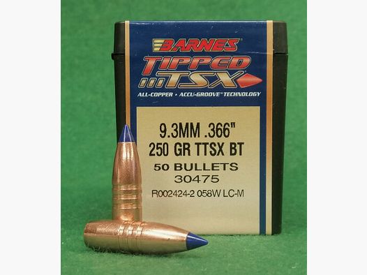 BARNES TTSX #30475 Kaliber 9,3mm (.366) - 250 Grain