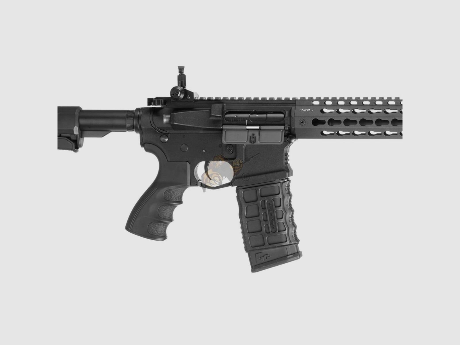 G&G CM16 SRL met ETU in zwart Airsoft S-AEG vrij vanaf 18
