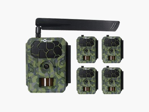 5er-Pack Pro-Optics PRO 4.4G Wildkamera