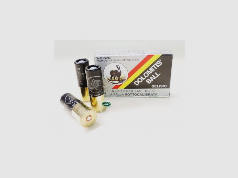 DOLOMITI MIT UNTERKALIBRIERTER KUGEL cal.12/70 gr.11,83