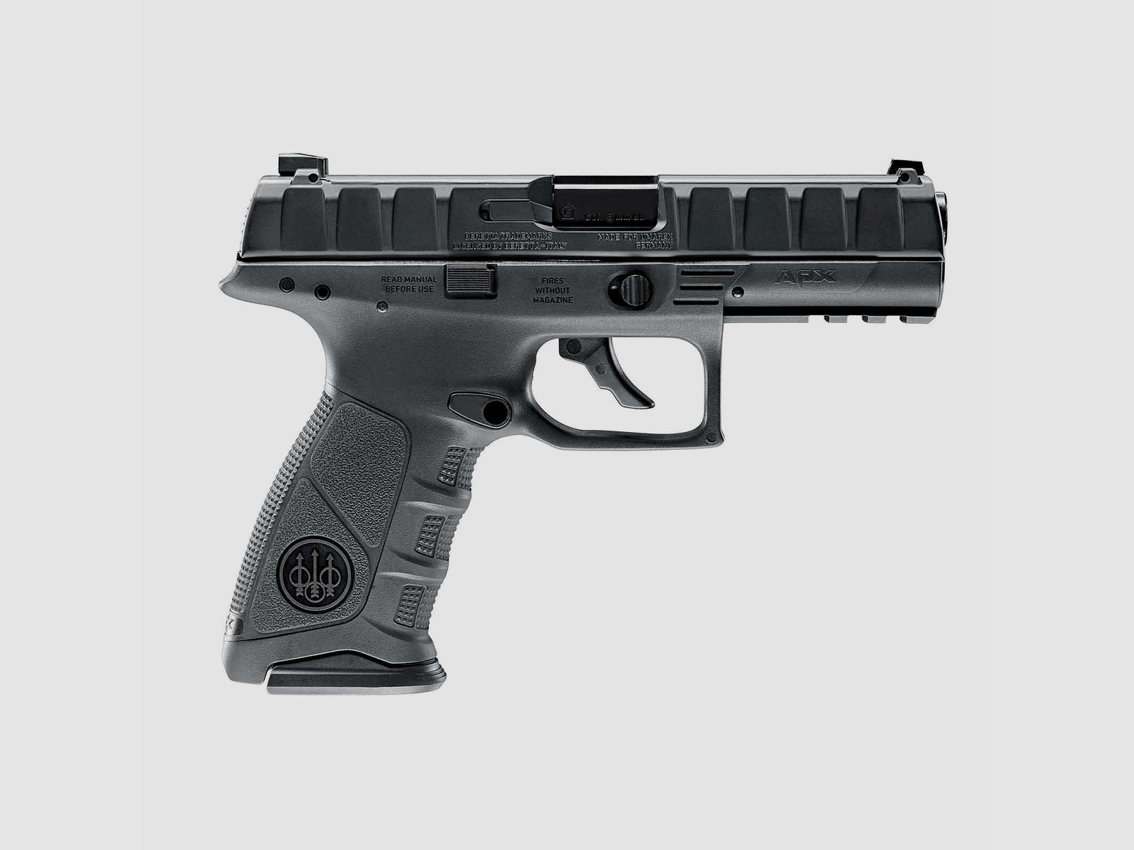 Komplettset Beretta APX Softair-Co2-Pistole Kaliber 6 mm BB Blowback (P18)