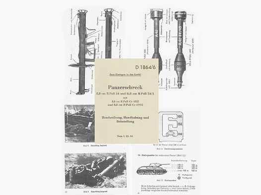 Nachdruck Wehrmachts-Dienstvorschrift Panzerschreck "OFENROHR"