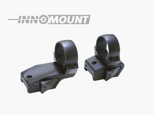 Innomount QD – zweiteilig – gekröpft für Weaver/Picatinny – Ring 30mm BH 12mm = (+9mm)