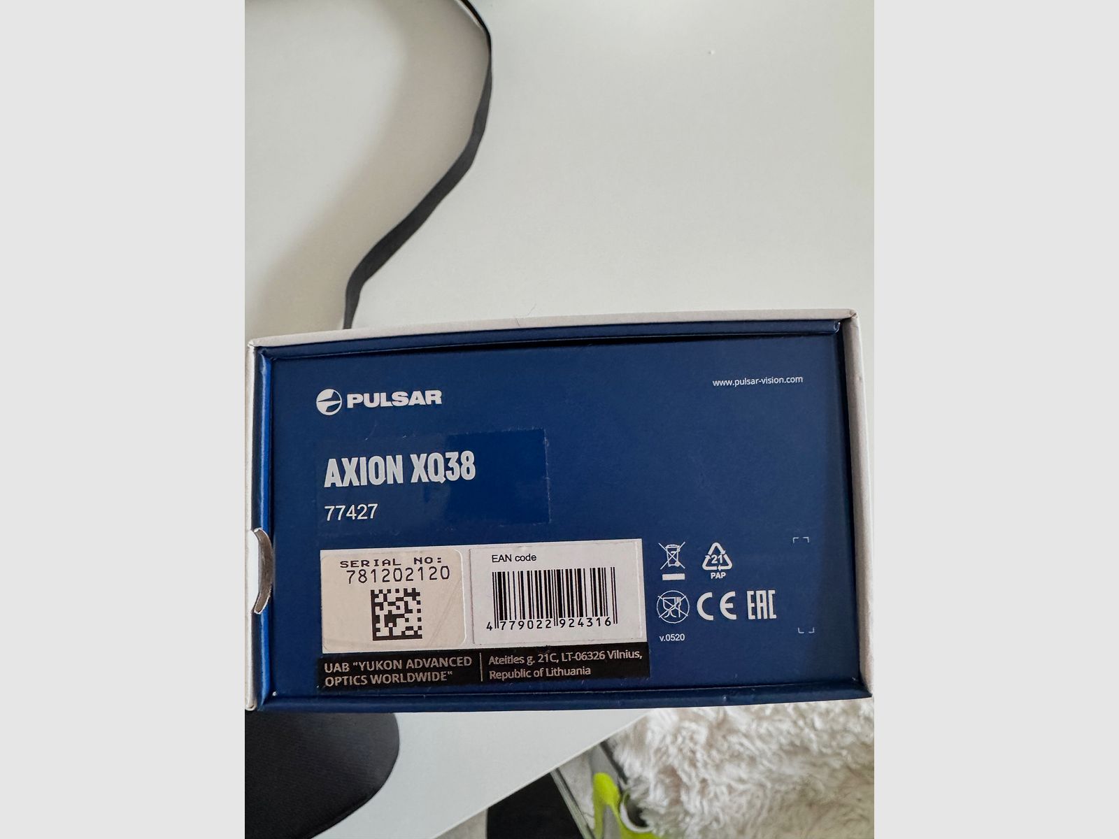 Wärmebilgerät Pulsar Axion XQ38