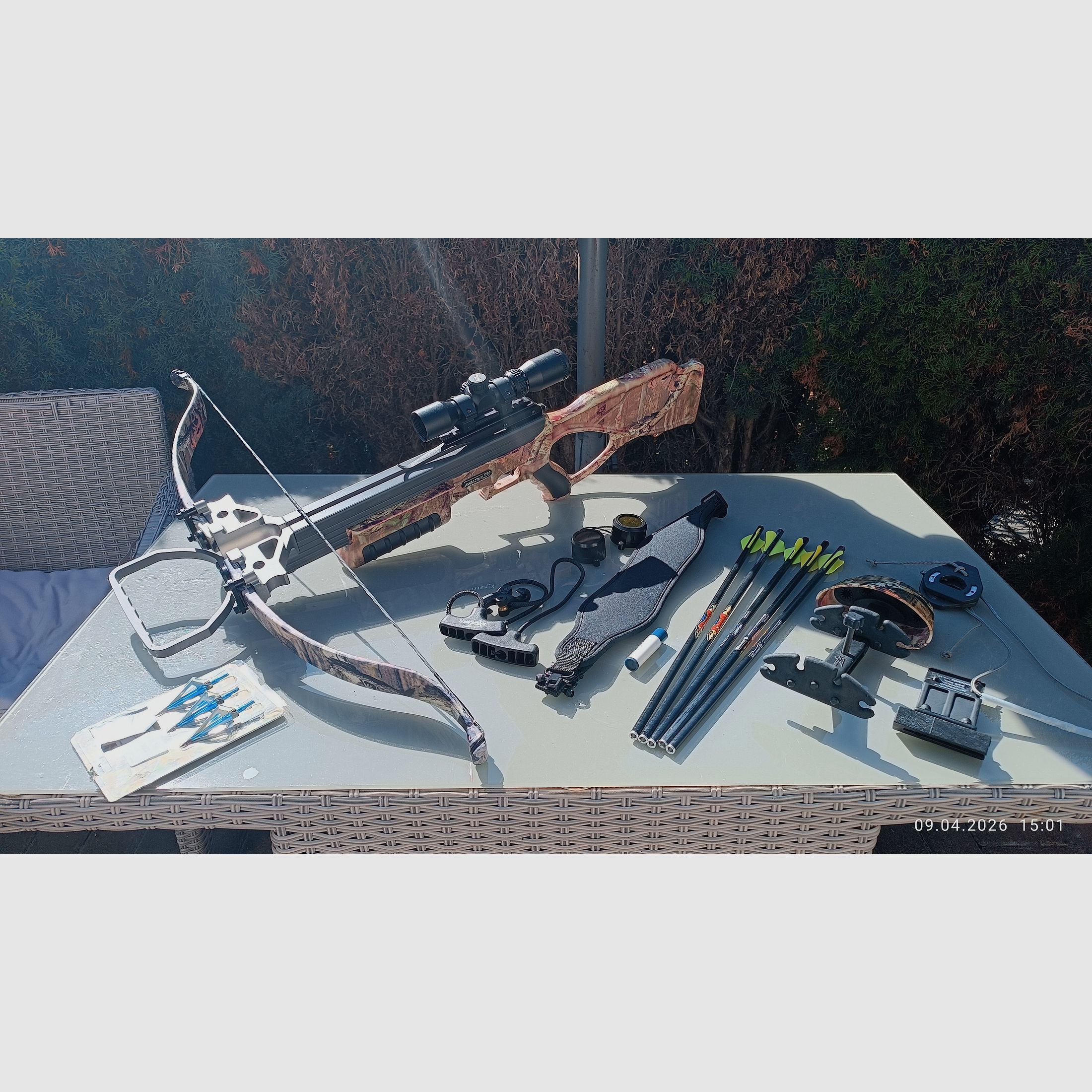 Armbrust Excalibur Matrix 330 mit Zubehör 