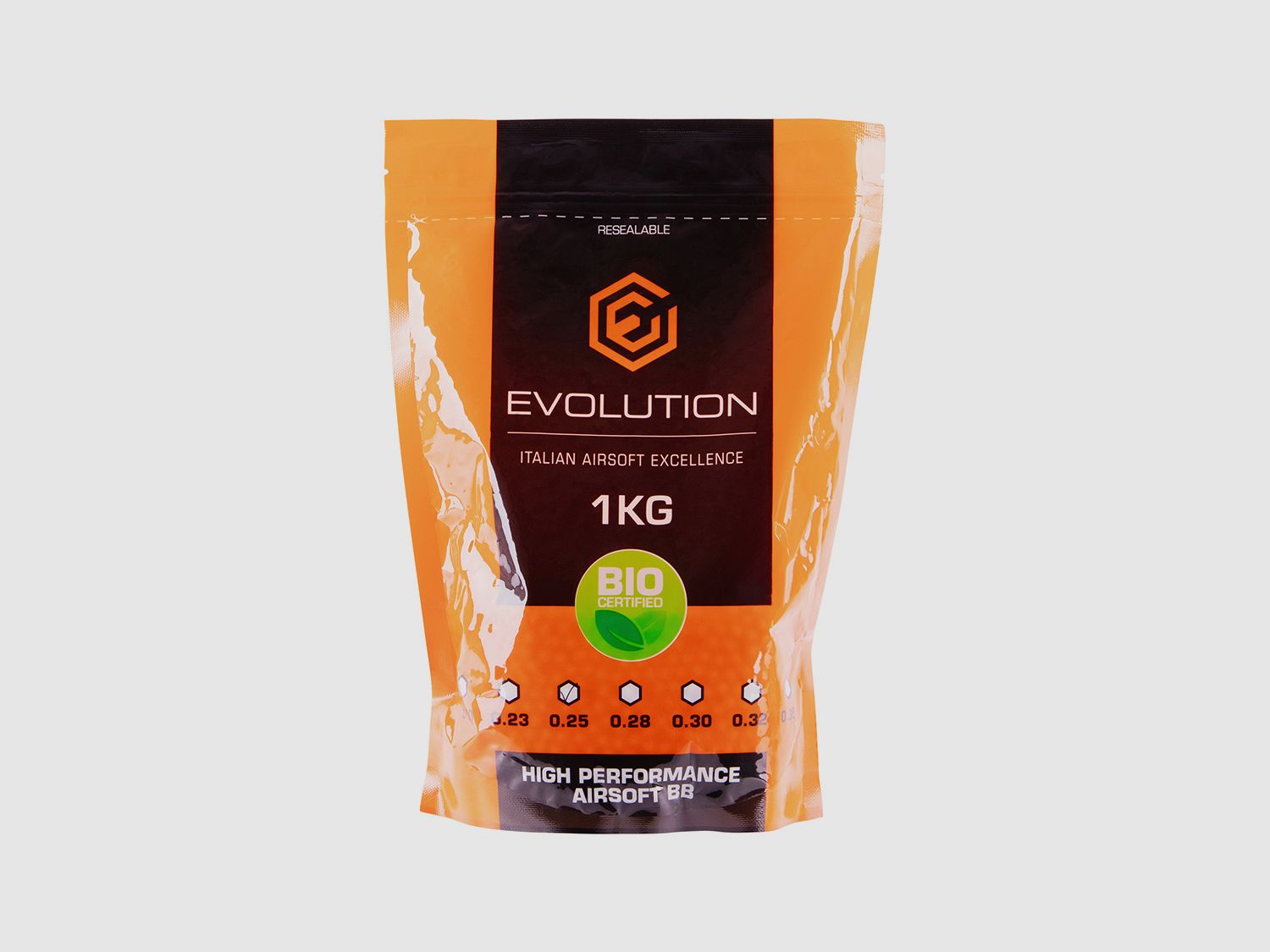 Evolution High Performance Airsoft BIO BBs 6mm 0,25g 4.000 Stück