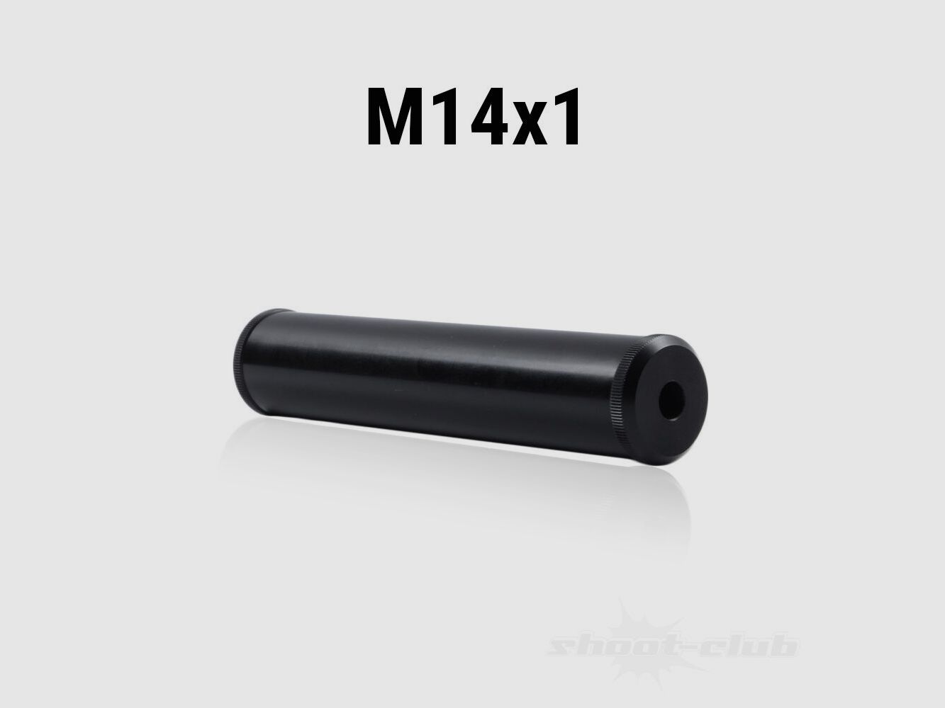 shoXx Schalldämpfer Luftgewehr/Co2 4,5mm & 5,5mm, M14x1