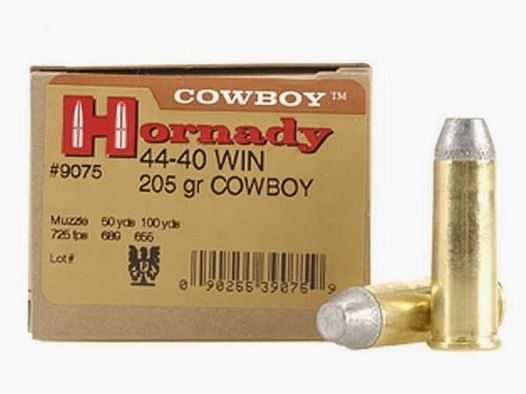 Hornady Custom .44-40 Win. 205GR Cowboy 20 nabojów