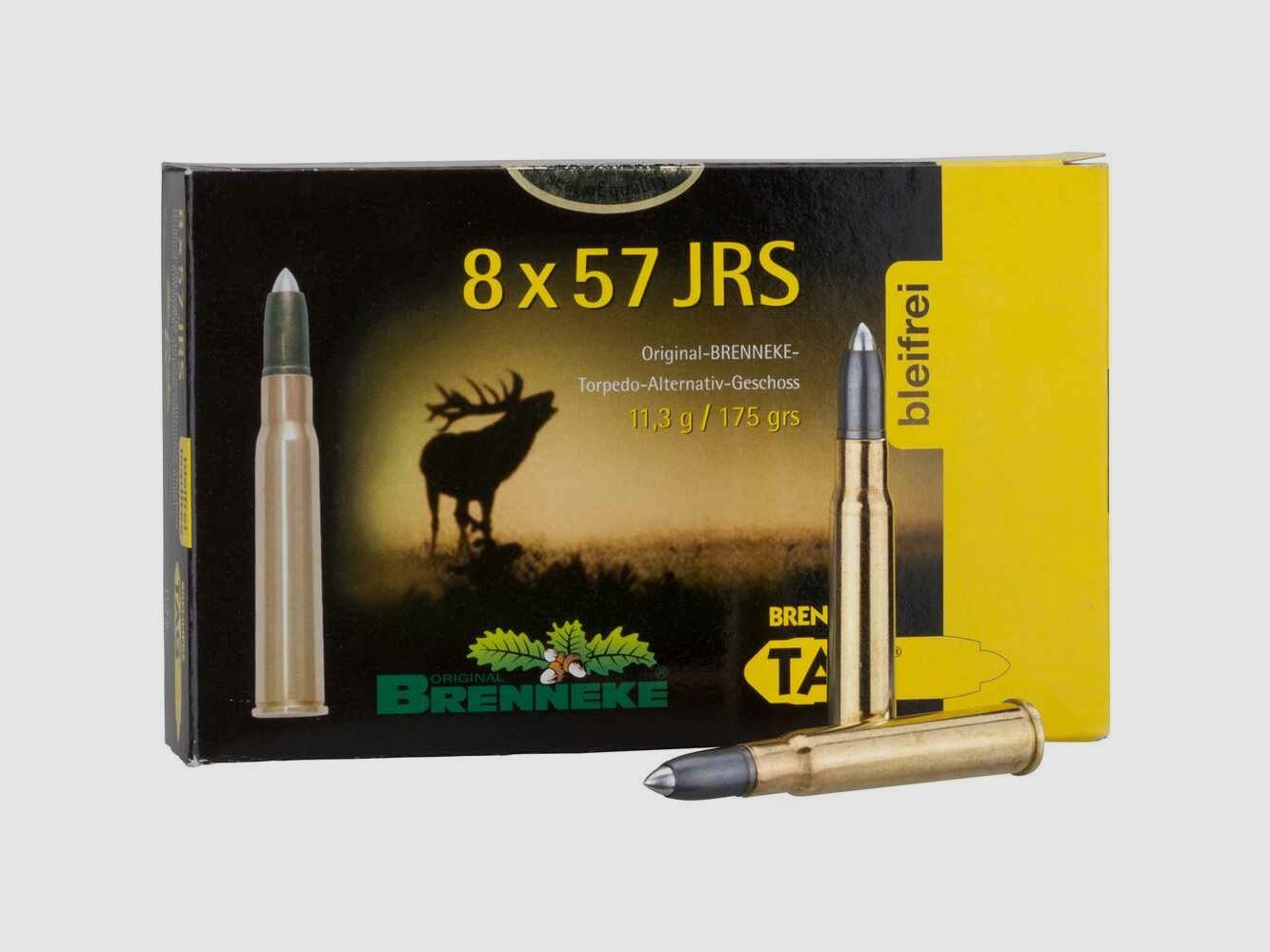 8x57 IRS TAG bez ołowiu 11,3g/175grs. Brenneke