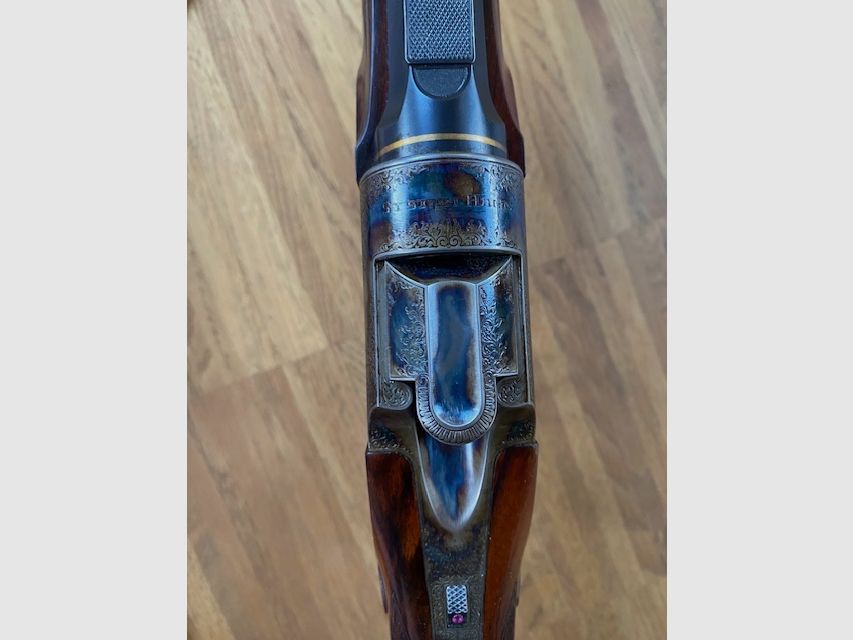 Blockbüchse Hagn von Ralf Martini Canada Gravur Florian Güllert, Bunthärung Herr Martini arbeitet nun bei Hartmann und Weiss 8x57IS 