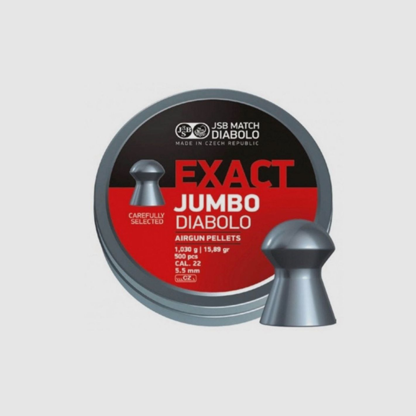 Geschosse Kal. 5,52 JSB Exact Jumbo Diabolo 500 Stk 1,03 g