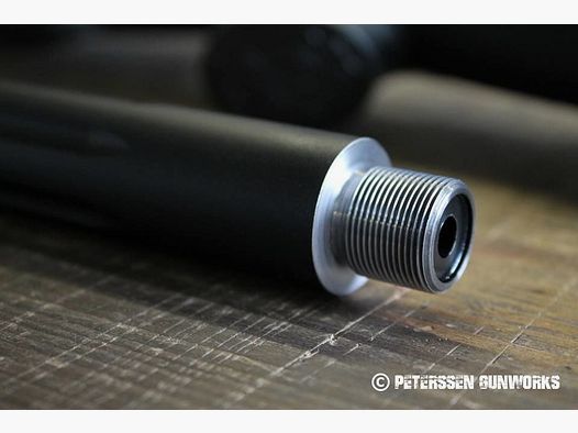 Peterssen Gunworks PGW muzzle thread for your long gun including state proof mark