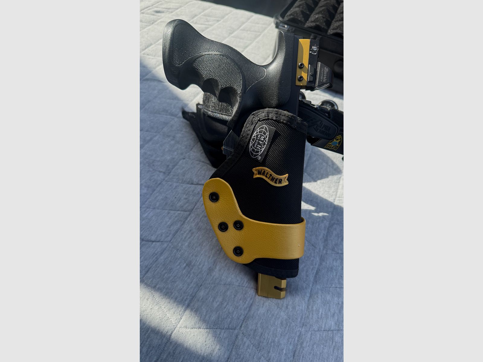 Walther GSP Expert .22lr very good condition, a lot of accessories Unique appearance with stock