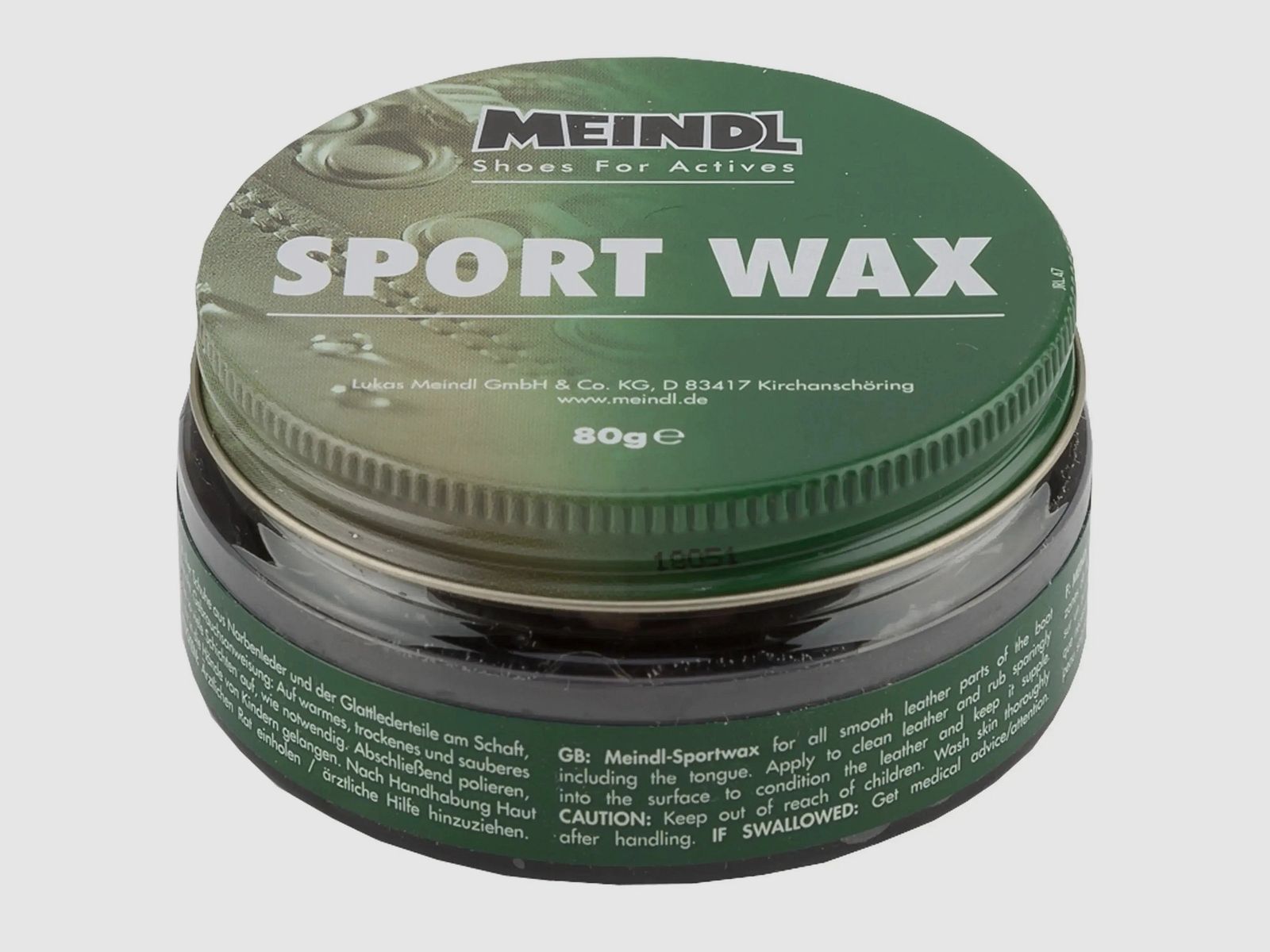 Meindl Crema per scarpe Sportwax nera 80 g