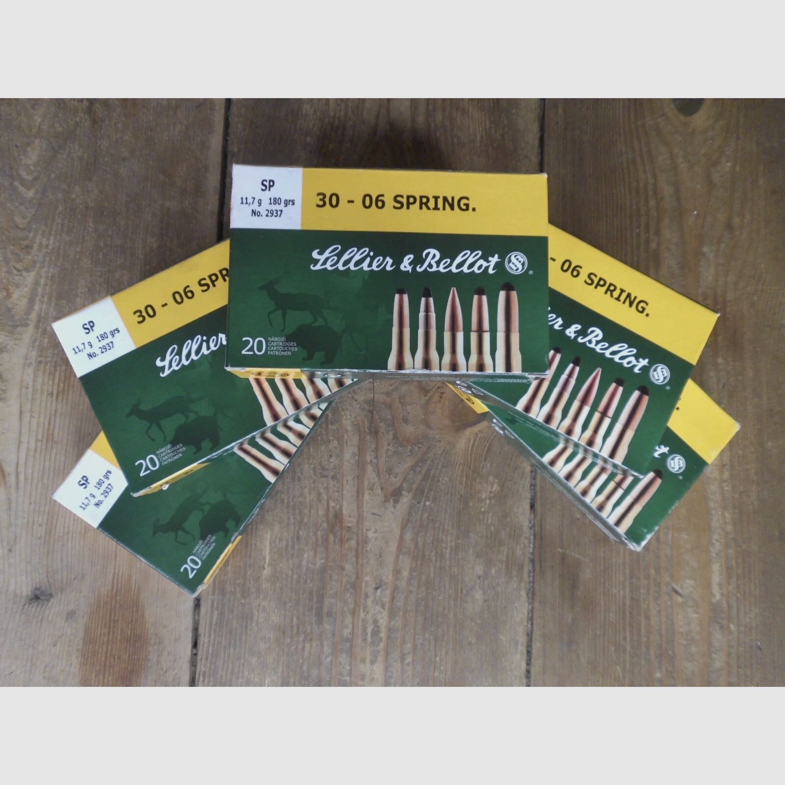Sellier Bellot . 30-06 cases for reloading 262 pcs. 1 x used by hunter