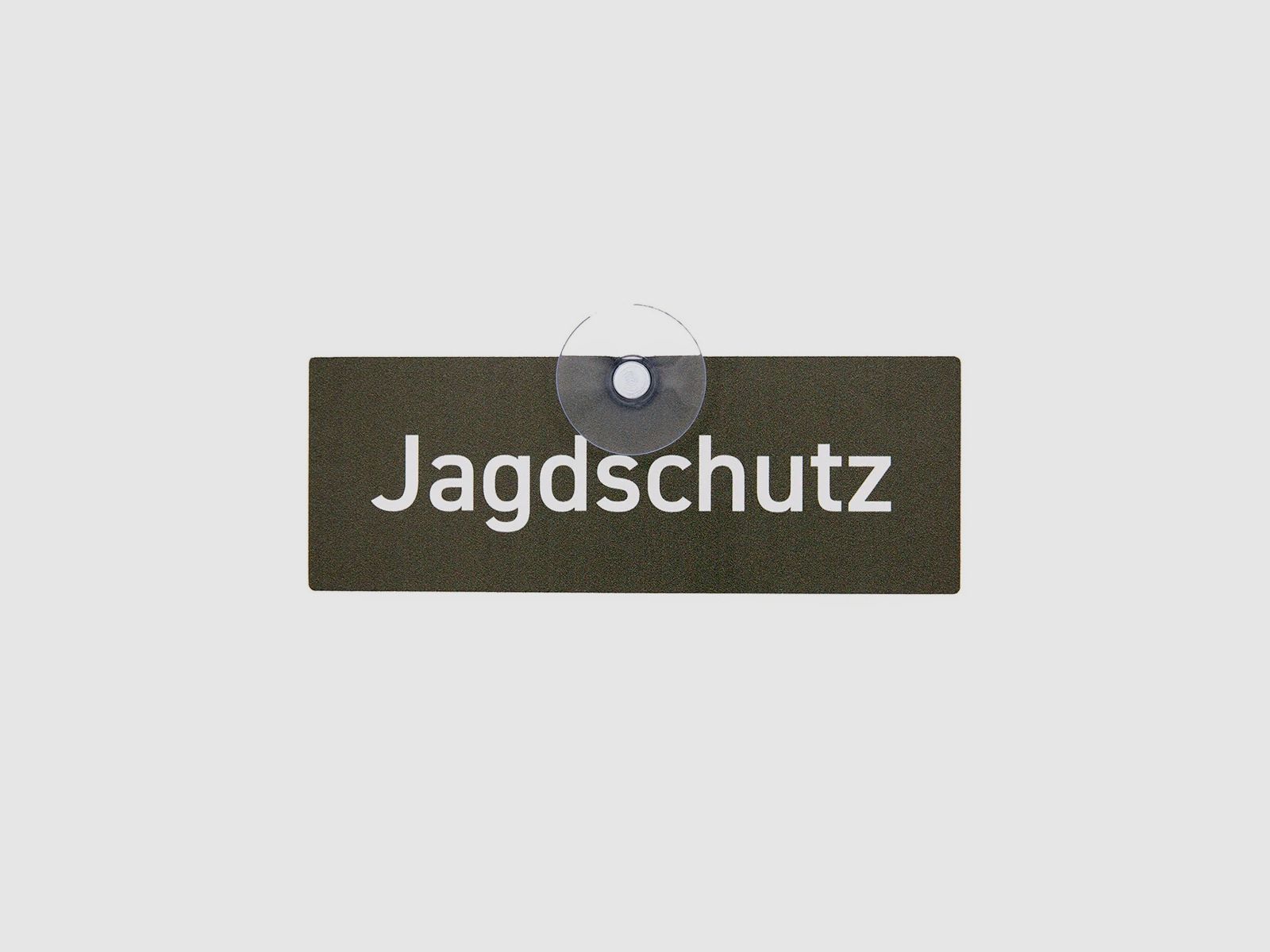 WILDE HILDE Jagdschild mit Saugnapf "JAGDSCHUTZ"
