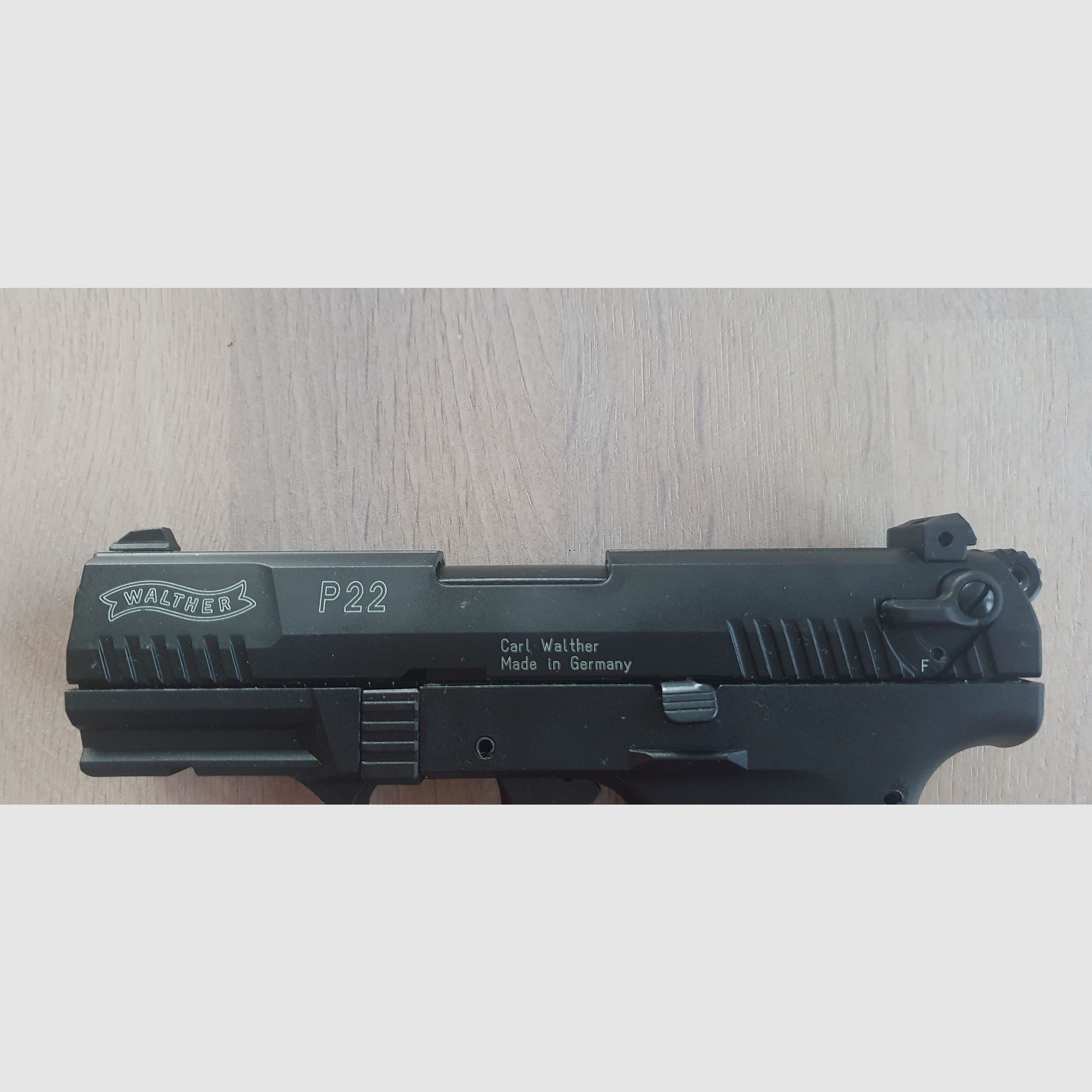 Walther P22 blued 9mm P.A.K, blank cartridges ****Top condition*****