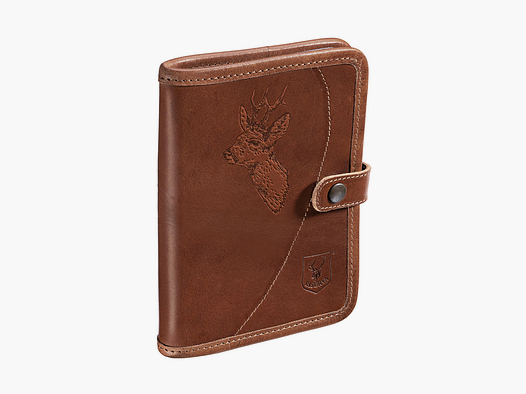 Porta licenza in pelle con Capriolo