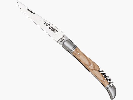 Laguiole Taschenmesser Eiche mit Korkenzieher 42a konform legal fhren