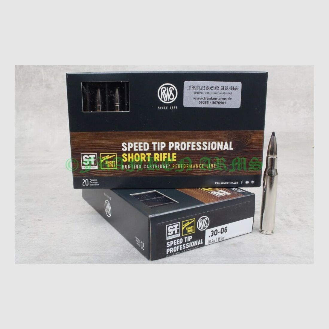 RWS Short Rifle Speed Tip Pro .30-06 Spr. 165gr. 10.7g 20 pieces quantity discounts