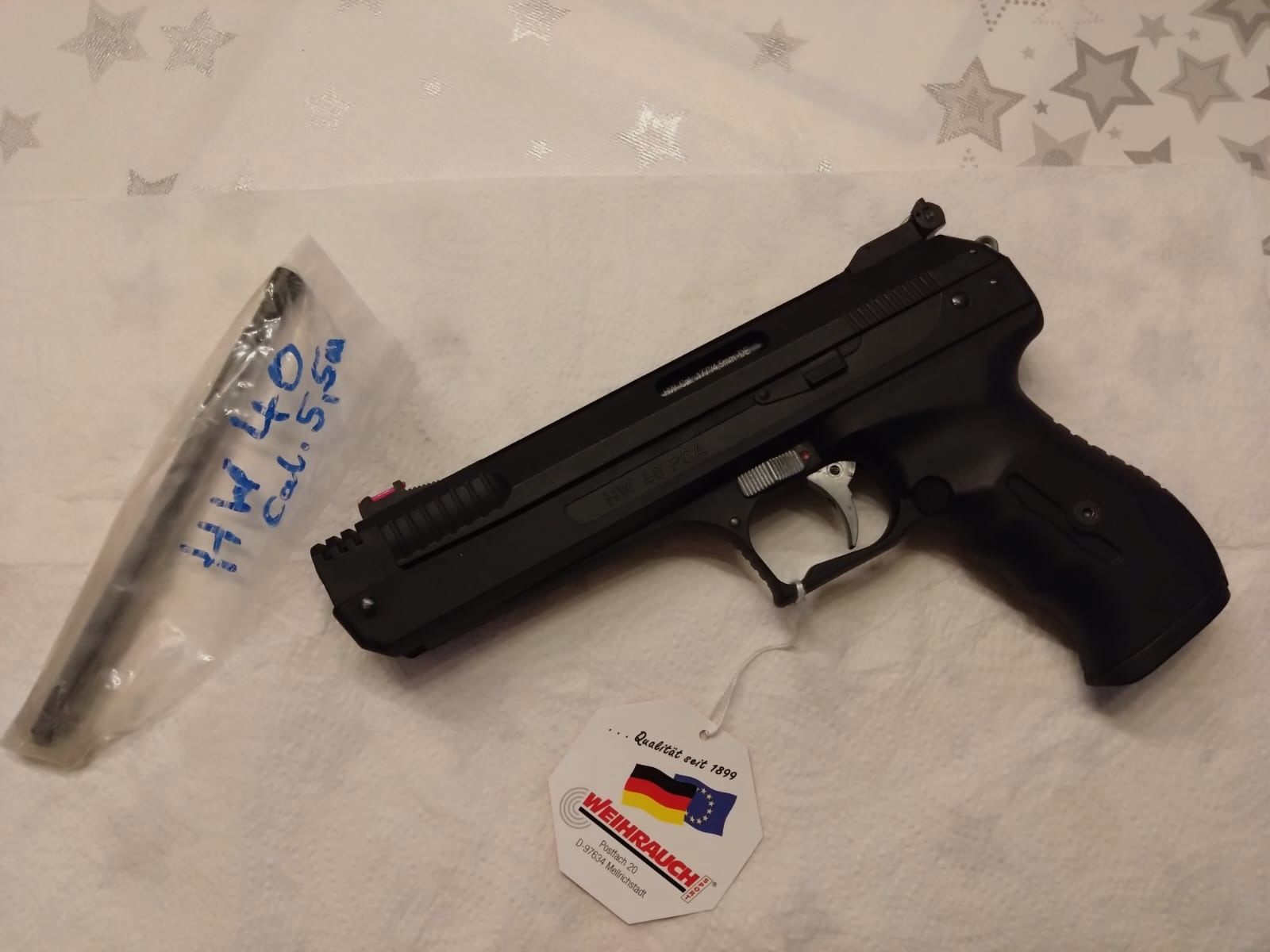 HW40 4,5mm neuwertig mit Wechsellauf 5,5mm jungfräulich