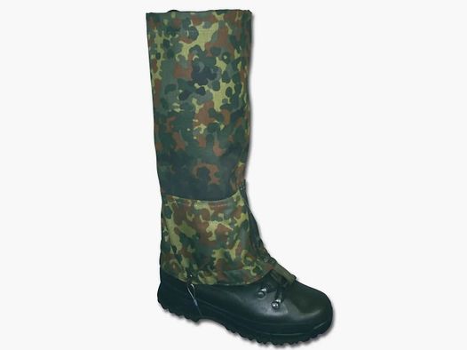 Home Home Gaiters Pro Flecktarn with Steel Cable