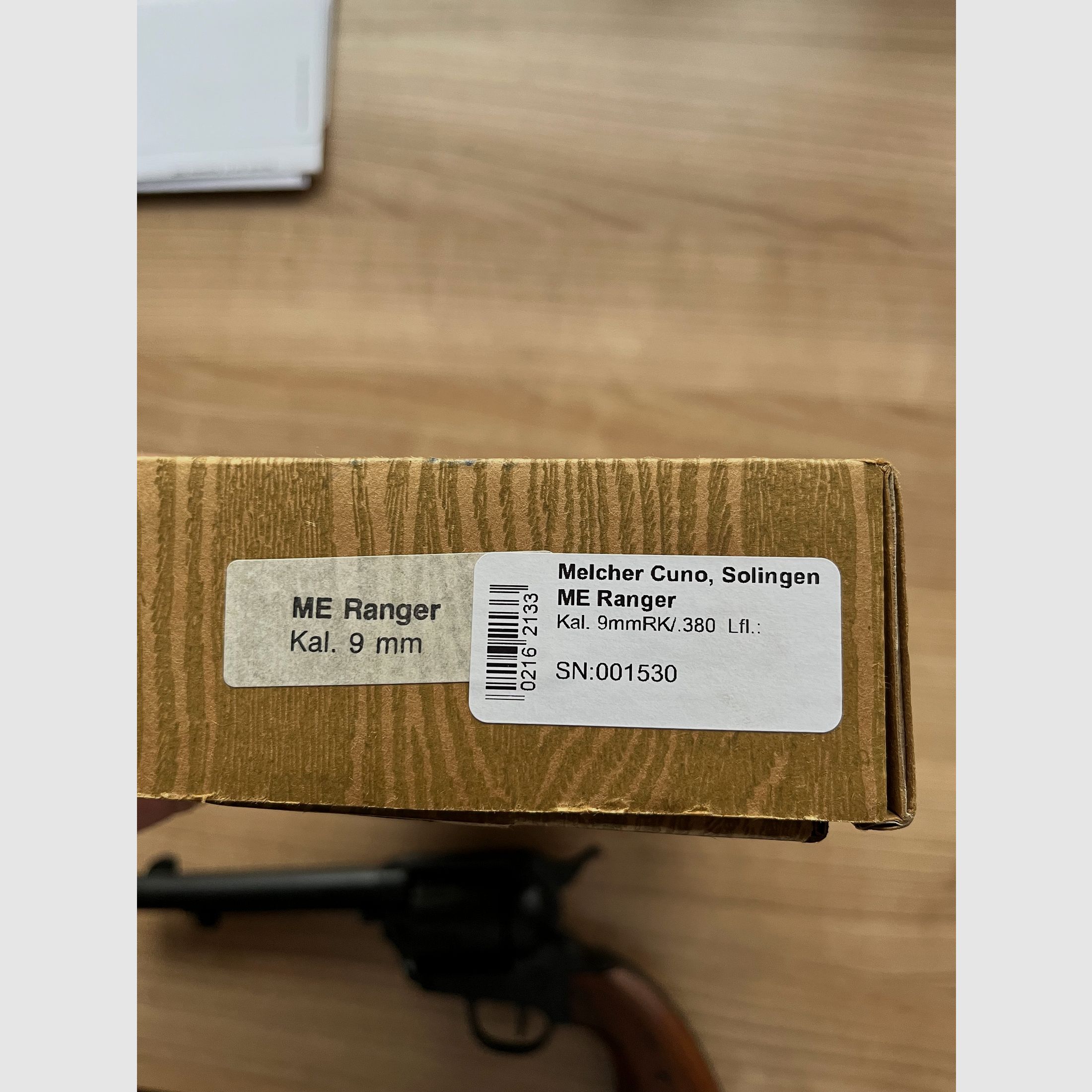 Revolver ME Ranger 9mm blank collector's weapon