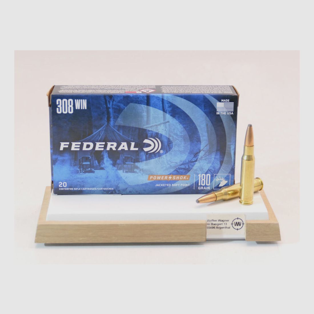 Federal SP 180grs à20
