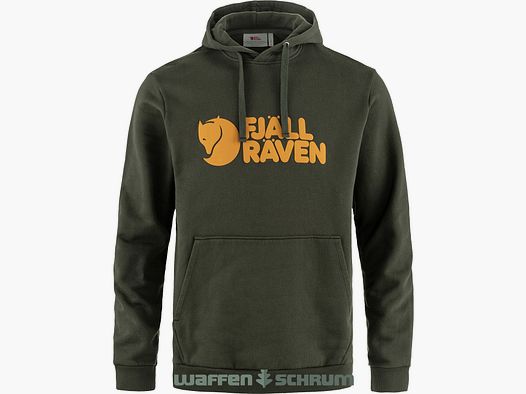 Fjällräven Hoodie Logo Fjäll Deep Forest