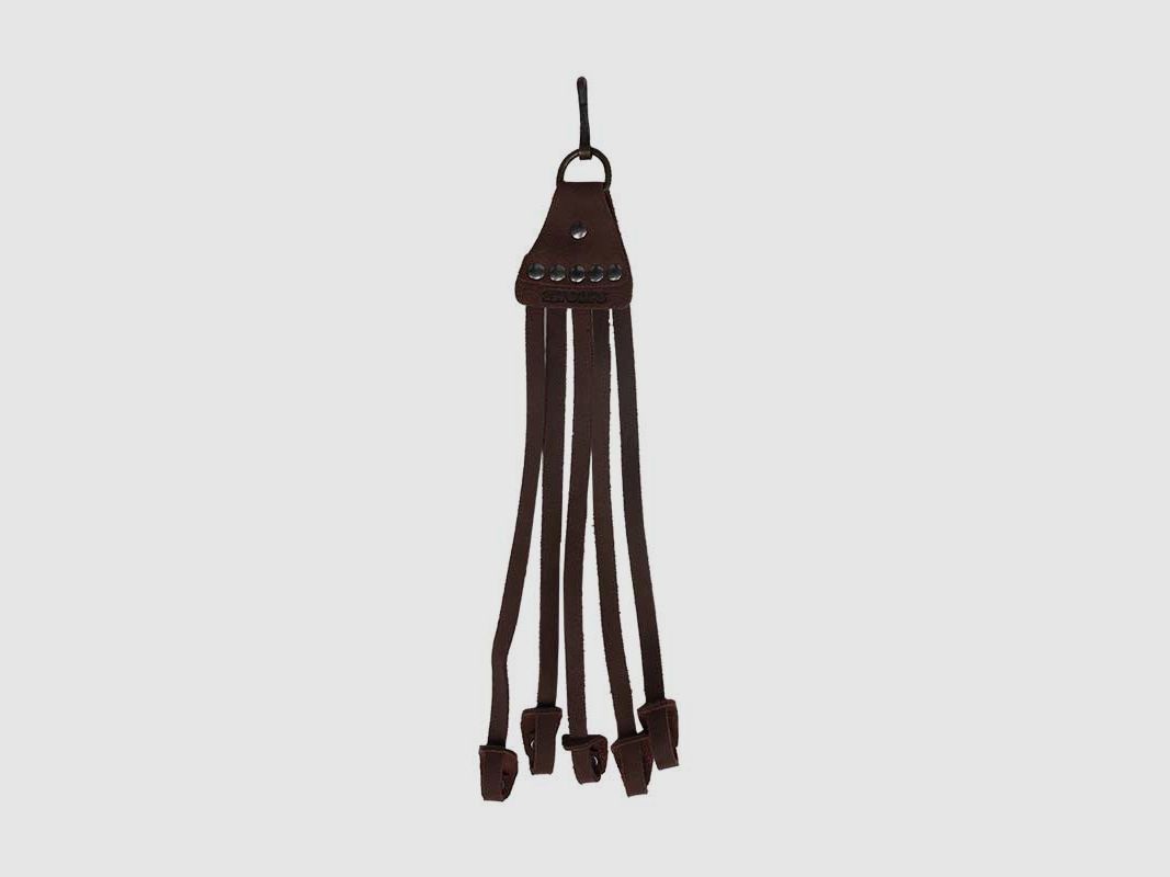 2Wolfs – Bretelles en cuir pour gibier à plumes Duck – Marron, image 1 sur 2