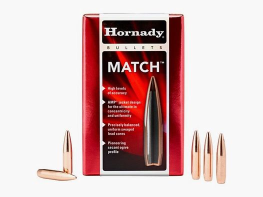 Hornady Geschosse .30 BTHP Match 168 gr