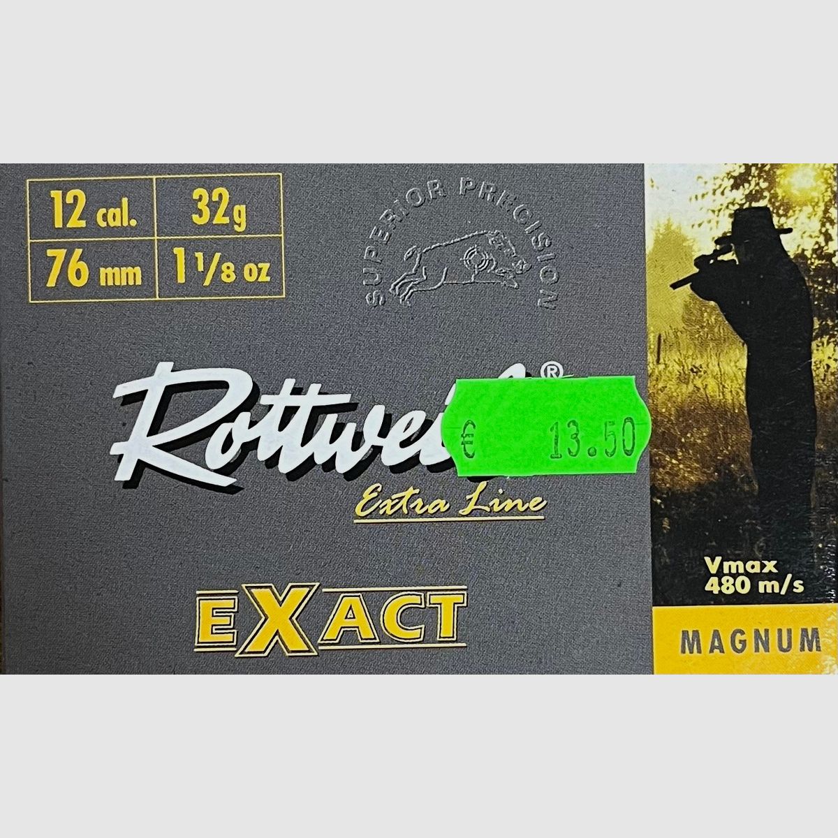 Rottweil Extra Line EXACT FLG 12/76 Magnum 32g - 5 Schuss