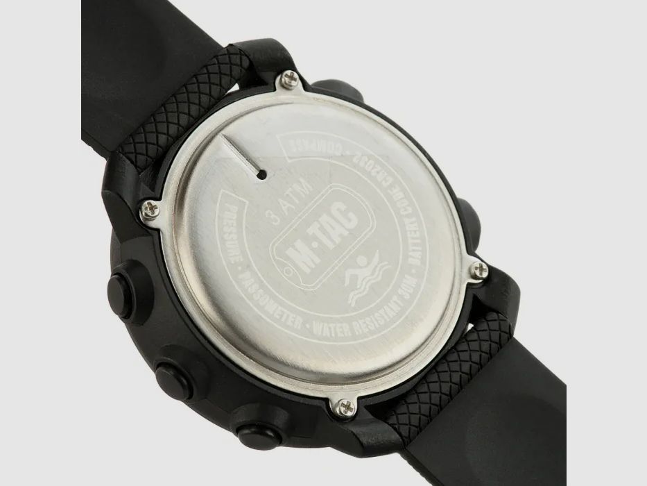 M-Tac® Taktische Multifunktionsuhr Schwarz