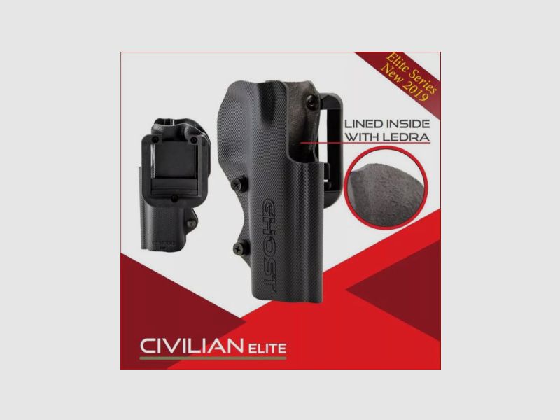 HOSZKA UKRYTA ABS Z PĘTLĄ PASA I SYSTEMEM PADDLE DLA 1911 PRAWEJ, zdjęcie 2 z 2